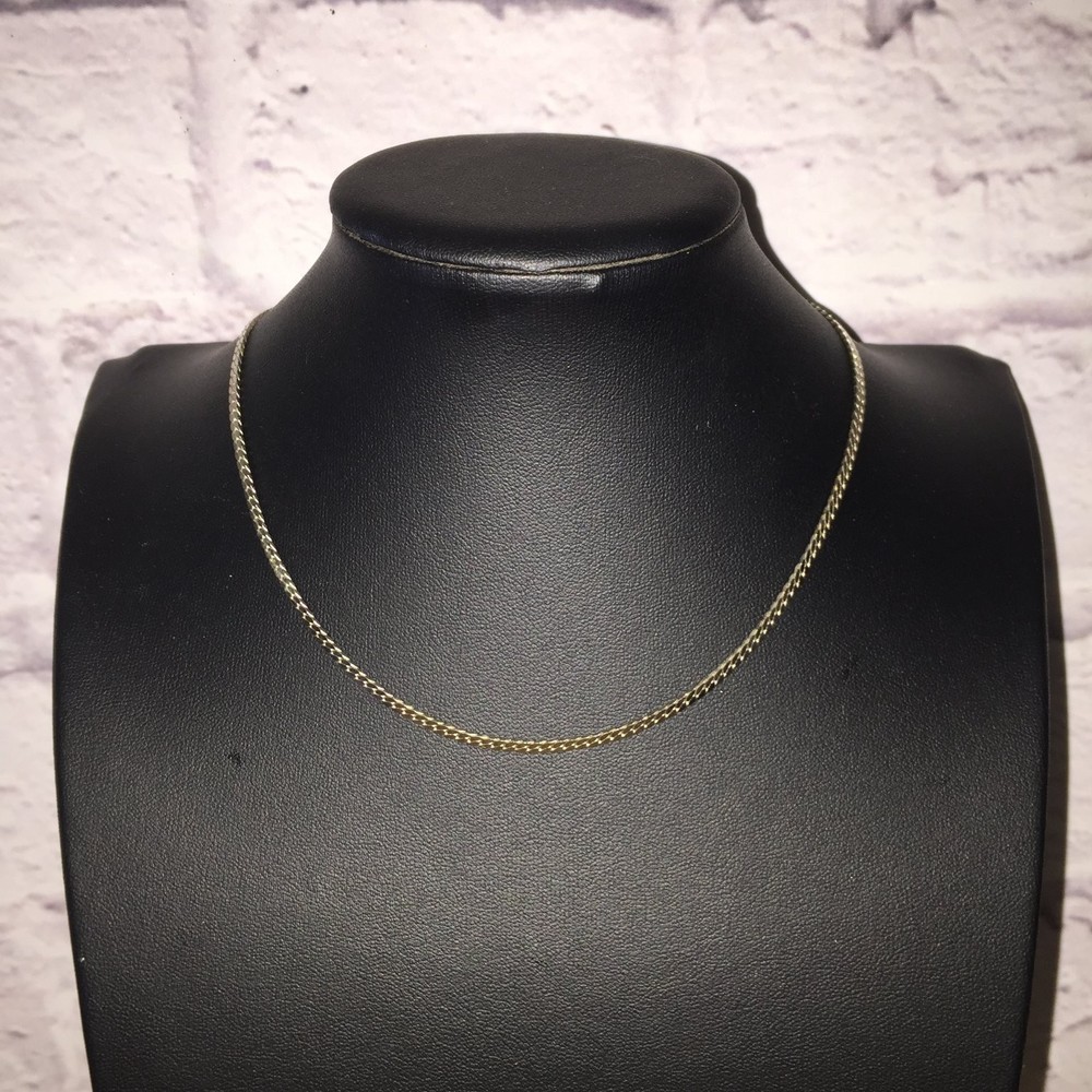 Vintage Wheat Chain Necklace Silver Tone Metal Flexible Classic Design