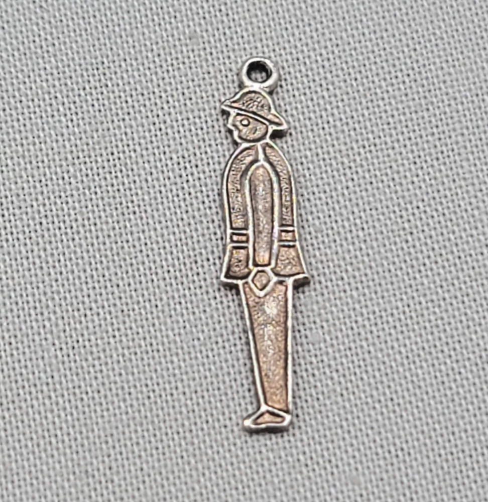 Vintage Sterling Silver Charm Nassau Bahamas Royal Guard 1″