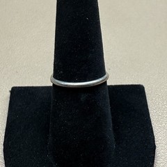 Vintage Sterling Silver Black Stone Ring Size 7.5 Signed (Po Ho Co)
