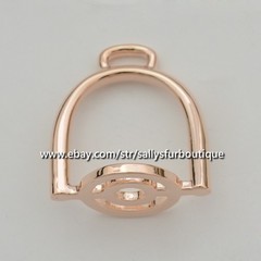 Sally’s Quality 100% Copper Scarf Ring Circle Buckles Brooch For Silk Scarves