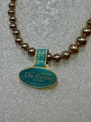 Vintage Du Barry JAPAN Simulated Pearl necklace with Original Tag Cocktail Style