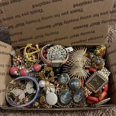 Vintage to Now Jewelry Lot, All Wearable Untested. No Broken. Box B3
