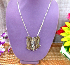 VTG REY URBAN Aage FAUSING DENMARK MODERN NECKLACE 925 STERLING SILVER 99g