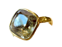 KEPPEL Collection GOLDEN CITRINE Dress RING – English ROYALTY RARE Edward VII