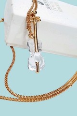 Vintage Swarovski Crystal Memories Guitar Pendant/Necklace SEE DESCRIPTION