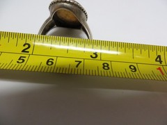 925 Sterling Silver Vintage Mother-of-Pearl Ring Size 10 or 11