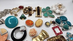 Craft Jewelry Pieces Junk Drawer Lot 50 Different Pieces