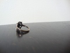 VINTAGE 1970-80s MARCASITE RING STERLING SILVER STAMPED 925 SZ 5.25