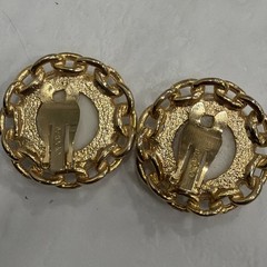Vintage Classic Paolo Clip On Gold Tone Faux Pearl Earrings 2 Pair
