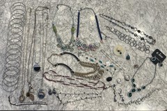 VTG TO NOW ESTATE JEWELRY LOT OF 40+ Pieces Lia Sophia Designer Gaudy Y2K