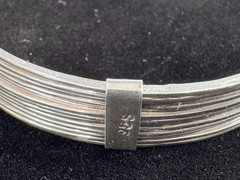 Vintage 950 Silver Multi Wire Cuff Bracelet