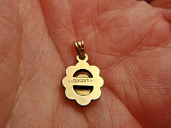 1/20th 12K Gold Filled Opal Pendant 18MM X 9MM VINTAGE