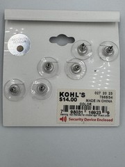 Croft & Barrow 3-Pair Stud Earrings Set Multicolor Nickel Free Giftable NWT