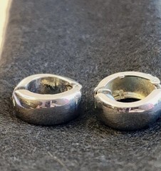 Vintage 1980s Huggie Hoop Earrings 3pair
