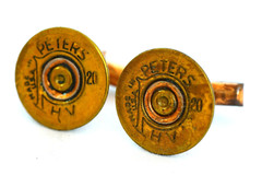 Vintage Remington Peters 20 Gauge Shotgun Cufflinks