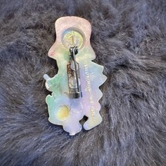 Little Drummer Boy Vintage Brooch Pin Christmas Jewelry Iridescent