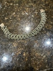 JB Vintage Sterling Silver 925 Bracelet 1960s Size M
