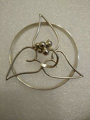 Rare Vintage 925/1000 Sterling Silver Dragsted Denmark Giant 2¾” Pendant 20.5g.