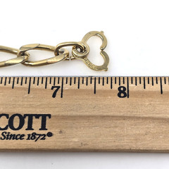 Vintage SPEIDEL Gold Tone Oval Link Bracelet Sister Clasp 7″