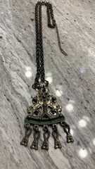 Vintage Tibetian Long Layering Necklace Symbolic for Luck,Perserverence.