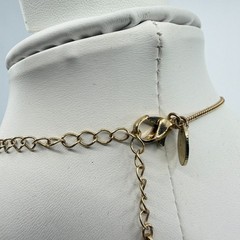 Minimalist Gold Tone Bar Pendant Necklace Long Chain Layering Statement Jewelry