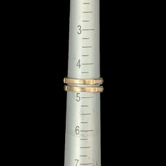 Vintage Ring Set Diamonds 10k Yellow Gold Engagement Ring Wedding Band Retro