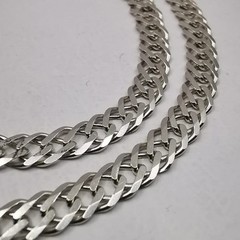 Vintage Beautiful Jewelry Chain, 925 Sterling Silver, Signed 17,58g
