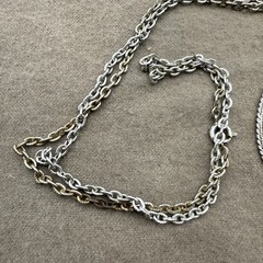 Gorgeous 1970s Artisan Mother Of Pearl Bird 9″ Necklace Silvertone