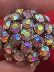 Brilliant Aurora Borealis stretch ring-this is a showstopper, One Size Fits All