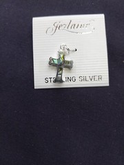Jezlaine Pendant Sterling Silver Cross