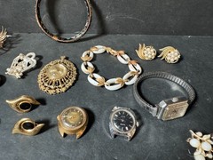 Lot of Vintage Costume Jewelry All Signed Sara Cov, Judy Lee, AAI, Trifani