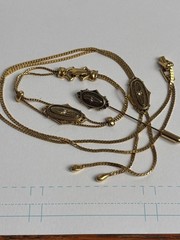 Vintage Avon Stick Pin Kensington + Goldette Necklace & Bracelet Set