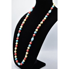 R.J Graziano Vintage Crystal Necklace Beaded Station Neiman Marcus $190 NOS BinE