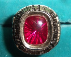 EMT Emergency Medical Technician 240 Springs FD Golden Siladium Ring ACCR GS