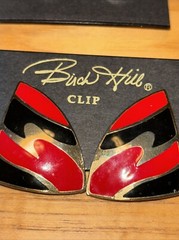 Six pair of vintage Birch Hill clip on earrings. Beautiful!