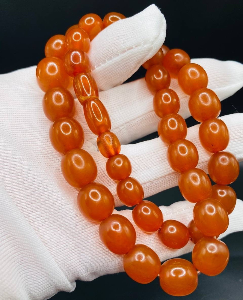 Vintage Kaliningrad USSR Original Amber Beads