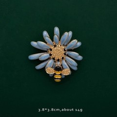 Vintage Brooch Enamel Pin Pearls Vintage Flower Brooch Plant Animal Insect Fruit