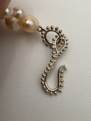 Vtg MMA Metropolitan Museum of Art Baroque Pearl 925 Sterling Signed Necklace