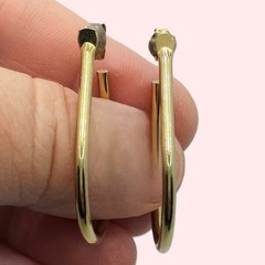 Vintage Hollow Teardrop Earrings Gold Tone Minimalist Hoop Dainty Statement Chic