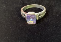 Vintage Sterling Silver Ring Lot of 4 Signed SS, RSC GEMS & Sz. Varies C11