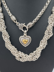 Brighton Necklace Bracelet Lot, 6 pc Devotion Angel La Scala Selene Capella Cher