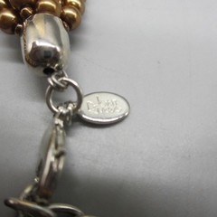 Joan Rivers Starlet Necklace Beaded Browns Flower Dangles Bold Statement