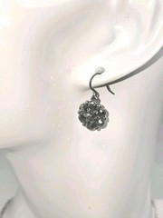 Vintage Marcasite Necklace & Pierced Ear Dangle Earrings | 3 Piece Jewelry Set