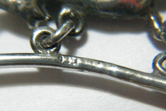 Victorian 935 Silver Slide Bangle 6 Charm Bracelet Cat & Fiddle Nursery Rhymes