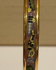 Vintage Hermes Enamel Bangle PM