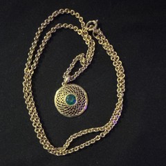 Mixed Lot Fashion Jewelry 8pc Gold & Silver Tone Metal Necklaces & Pendants