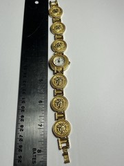 VTG Jewelry Gold Tone Earrings Watch Bracelets Liz Claiborne Neckace Pin READ