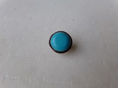 Lovely Native American Sterling Silver Turquoise Ring size 7.25