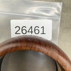 Vintage Bangle Bracelet Wood Acrylic Chunky Laminated 8.5”
