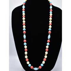 R.J Graziano Vintage Crystal Necklace Beaded Station Neiman Marcus $190 NOS BinE